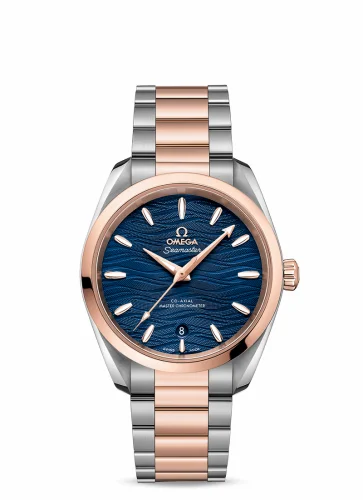 Omega Seamaster Aqua Terra 150M Master Chronometer 38 Stainless Steel / Sedna Gold / Blue-Waves / Bracelet 220.20.38.20.03.001 (22020382003001)